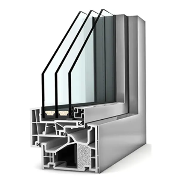STANDARD paket PVC prozora - 6-komorni Rehau profil, troslojno staklo, 220 EUR po m2